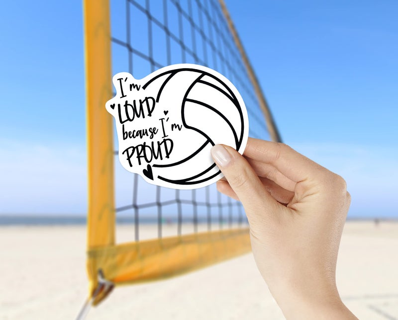 Leann Michael Volleyball Stickers - XL Size - Volleyball Gifts for Teen Girls, Boys, Teams - Work Great As Water Bottle Stickers, Anywhere You Need Decals or Laptop Decals - Image 5